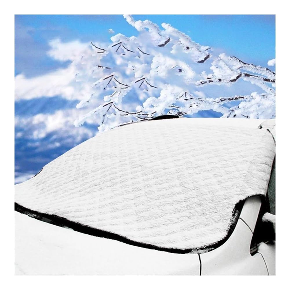 Couverture Pare-Brise Voiture La Couverture De Pare-Brise De Voiture Empêche Les Dommages UV Étanche À La Poussière Toutes Saisons Universelle pour Voiture SUV MPV Bache Pare-Brise