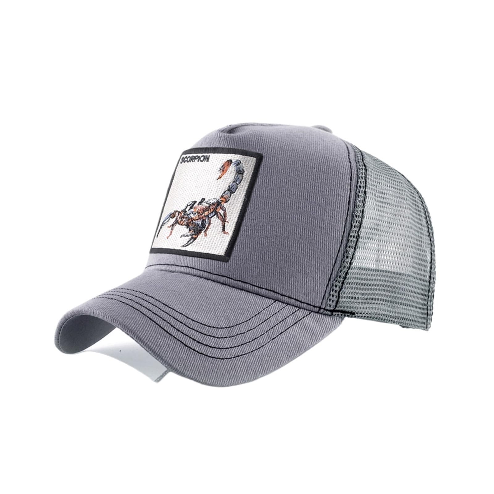 Cappello da Baseball Hip Hop Snapback con Patch Scorpione 1PC Unisex 56-59 cm
