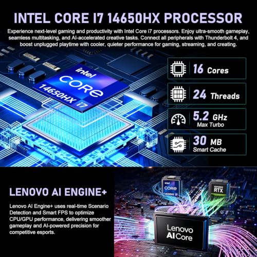 Image of Lenovo Legion Pro 5i RTX 5060 Intel Core i7-14650HX 240Hz Gaming Laptop