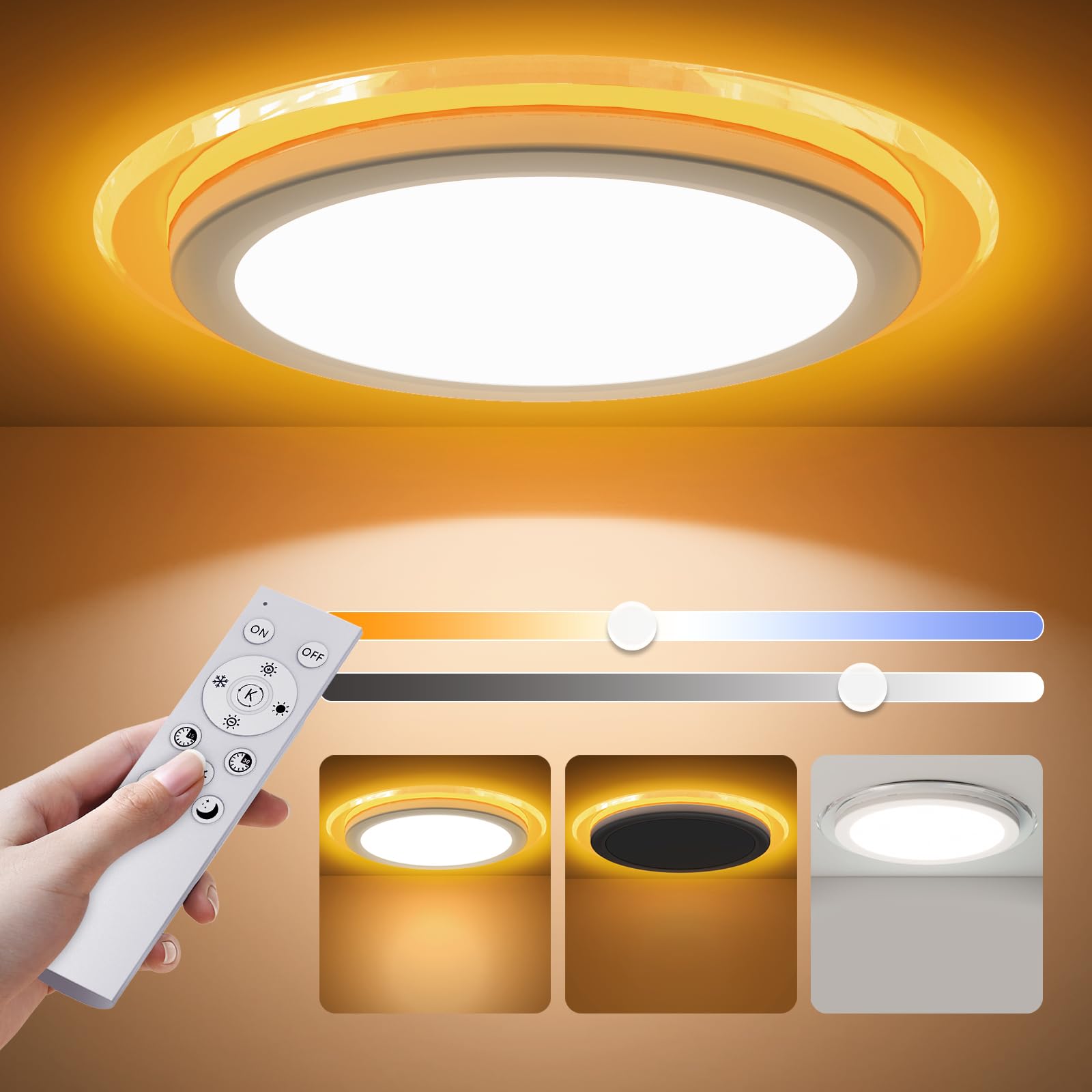 Amazon.co.jp : Coizabera LEDシーリングライト 6畳 30W 3600ML 導光板