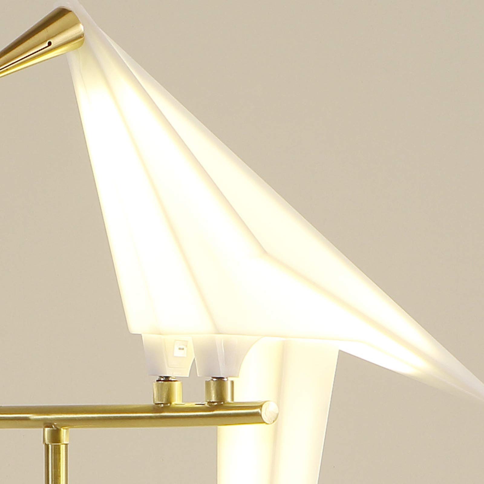 Rigami Kranich Vogel Stehlampe Vogel Boden Origami Kranich Vogel Schreibtischlampe LED Energiesparlampe Nordic Papierkranich Origami Vogel Schreibtischlampe Wohnzimmer Schlafzimmer (Tischlampen)