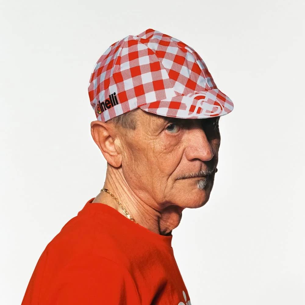 ERTGHH Cinelli Ciao Italia czapka rowerowa, czerwony/biały, jeden rozmiar