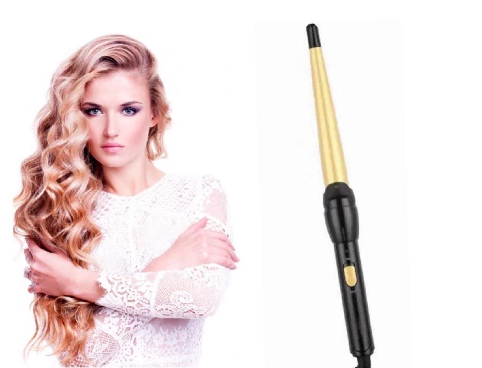 Hair curling stick electric hair curling stick egg curl head big wave small wave professional hair salon hairdresser , produces classic curls – for use on short, medium, and long hair