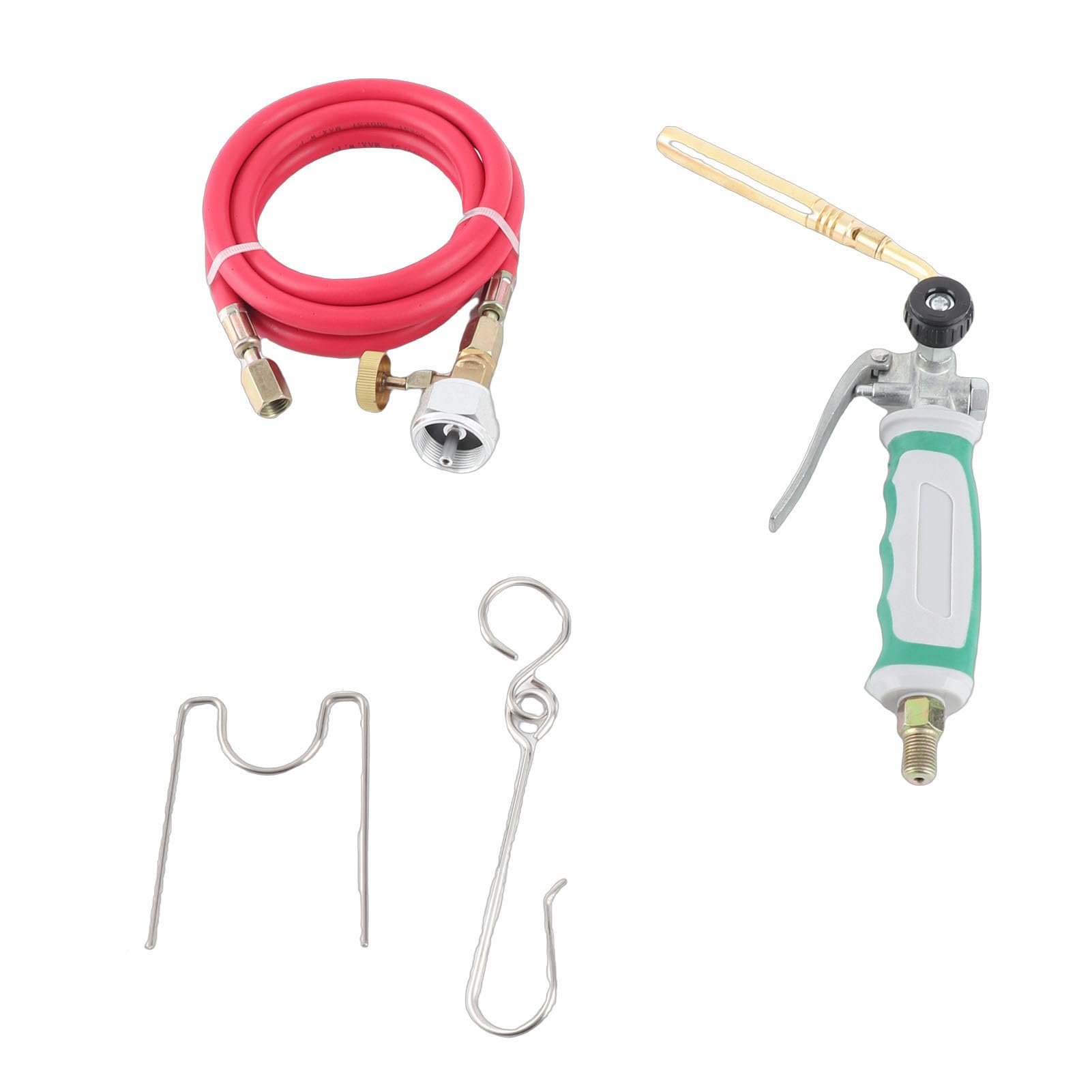 Kit de Soldadura de Soplete de Propano Mapp Cabeza de Soplete de Propano con Manguera de 1,6 M para Soldadura de Gas