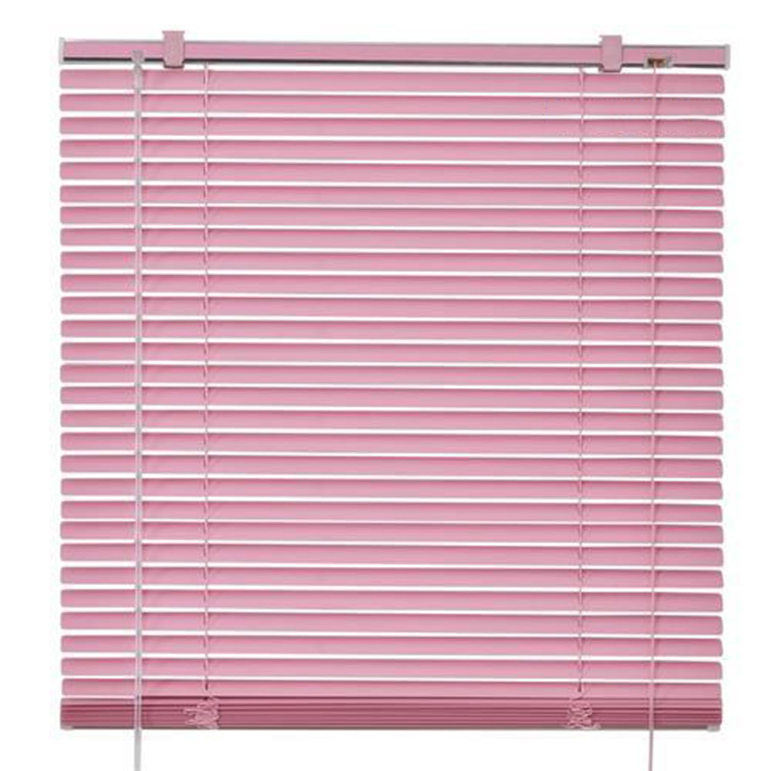 Rosa Aluminium-Metalljalousien,Sicht-,Licht- und Blendschutz,Tür Fenster Rollo Faltrollo Jalousette Aluminium Fensterjalousien,25-mm Lamellen-Rollo,mit Zubehör,Breite x Höhe (90x100cm)