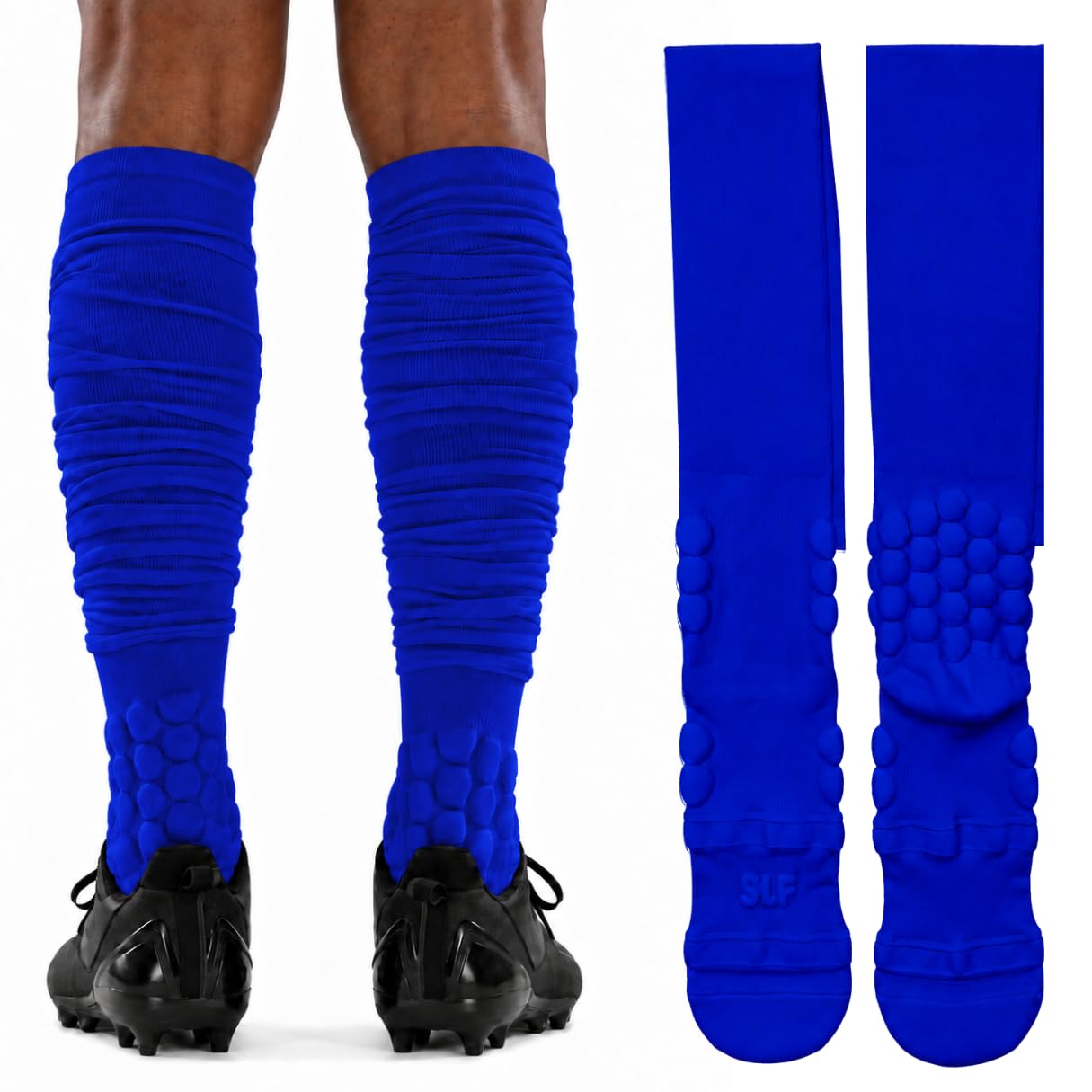 SLEEFS Padded Football Socks for Anti-Blister and Cleat-Ready Fit