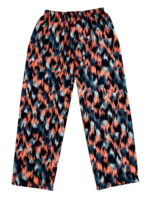 Image of IndiWeavesGirls Crepe Printed Loose Capri 3 /4th Pants