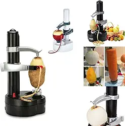 DESCASCADOR ELETRICO LARANJA BATATAS FRUTAS LEGUMES AUTOMATICO A PILHA