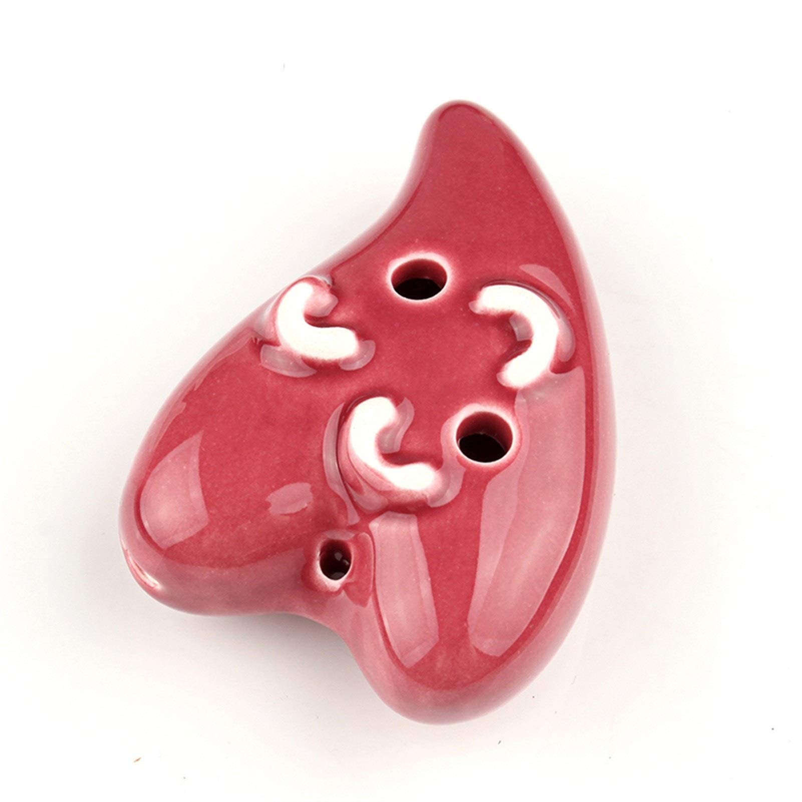 Amazon.com - LEIXIUSM Ocarina 6 Hole Heart-Shaped Small Ocarina
