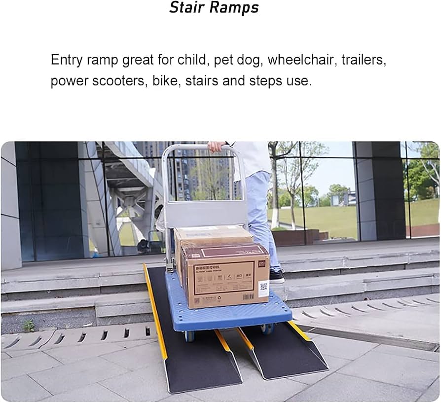 Wheelchair Threshold Ramps 32-Inch Aluminum Wheelchair Ramp - 2 Inch ...