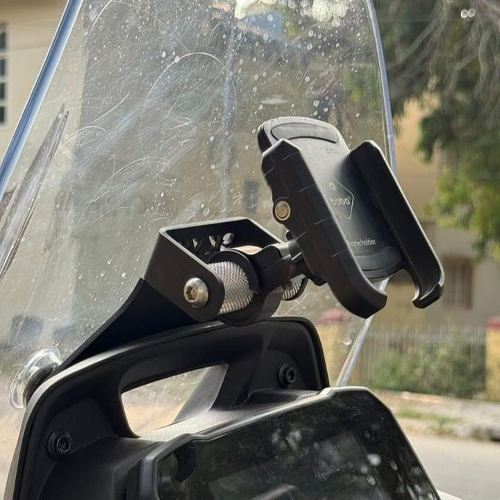 Image of SKYDD Mobile Holder or GPS Mount for RTX 300 | GPS or Mobile Holder Mount | for TVS RTX 300