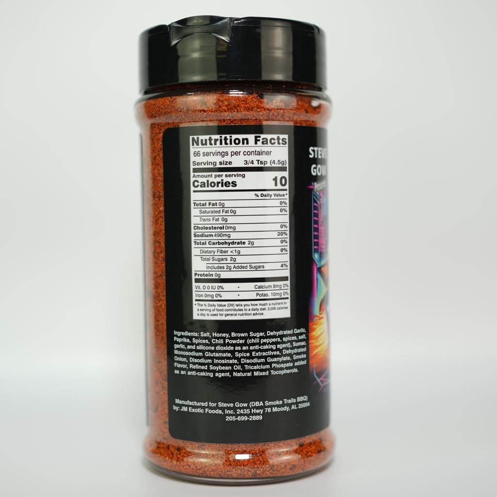 Smoke Trails BBQ GENERAL PURPOSE RUB by Steve Gow | Let's GOW! Rub | Great on ribs, pork, chicken and more - Image 2