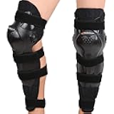 RIDBIKER Motorcycle Knee Shin Guard / Elbow Guard for Men Dirt Bike Gear Adjustable Armor Protective Gear for Motocross Knee Shin Pads Racing MTB