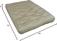 Vista 20 de Gold Bond Colchón futón de algodón de 6 pulgadas, conducto, individual, negro