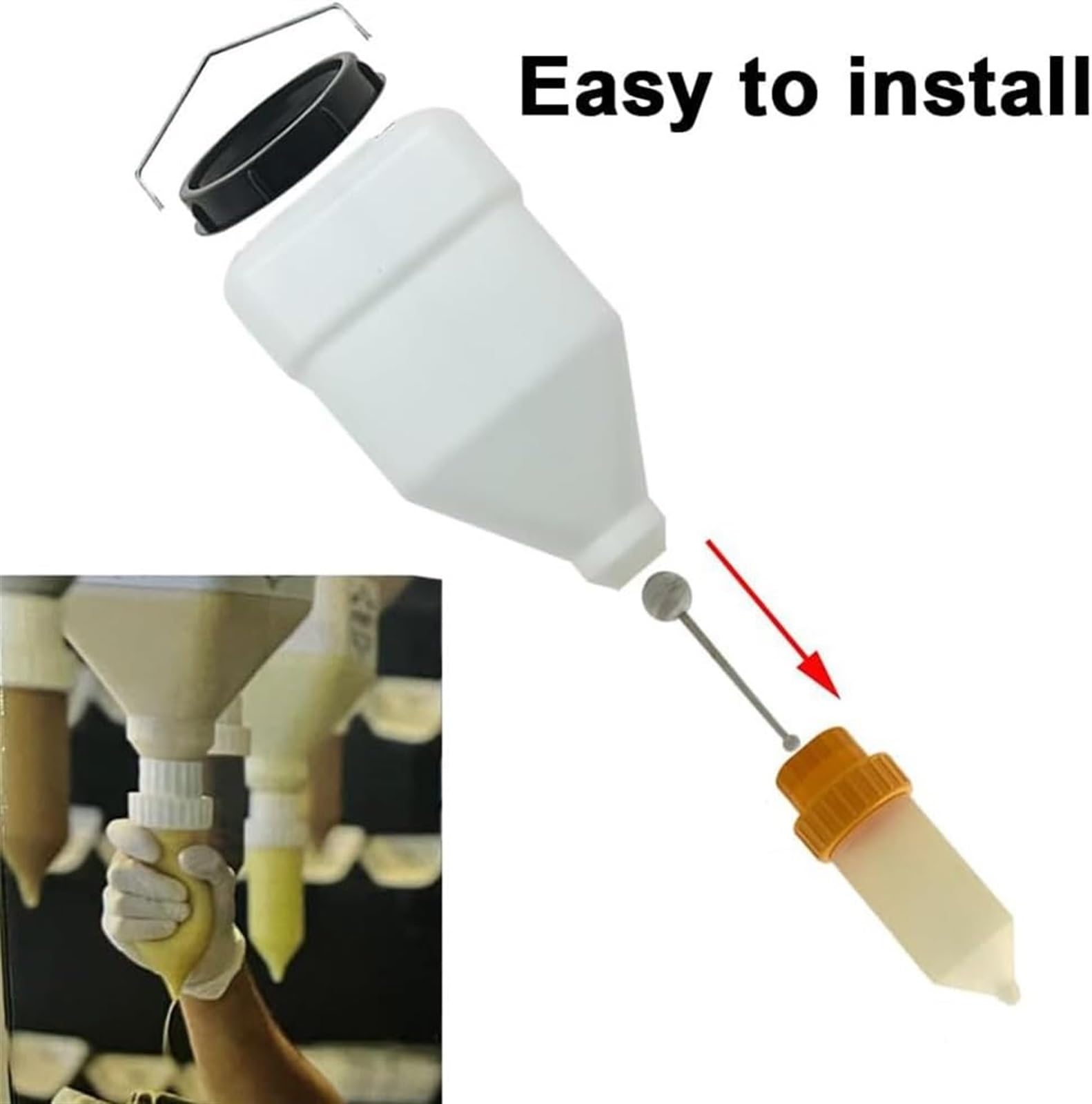 Wiszący dozownik z pompką do przypraw, 3,5 l / 5,5 l, butelka na sos, z szczelną konstrukcją, do musztardy, keczupu, grilla, sosu sałatkowego, idealny do restauracji
