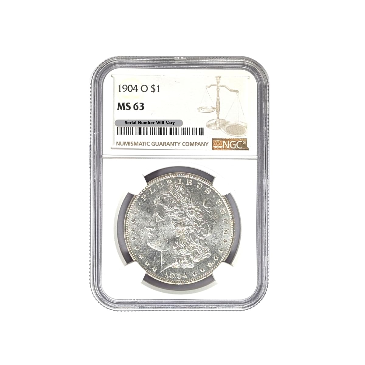 1904 O NGC MS 63 Morgan Silver Dollar $1 Dollar MS63 NGC at