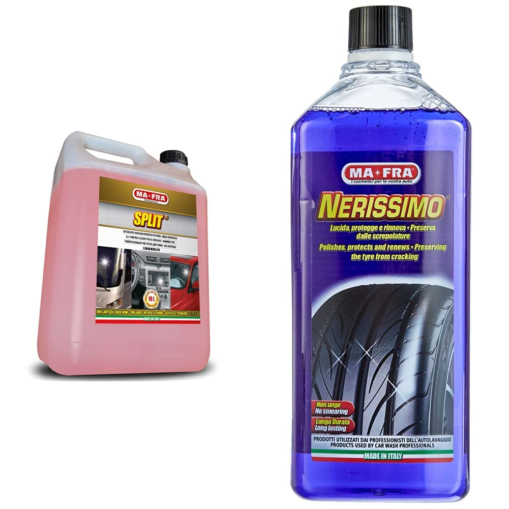  Pulverizzatore multiuso Ma-Fra per vetro, cristalli e schermi LCD, senza lasciare strisce, senza ammoniaco, 4,5 lt cont