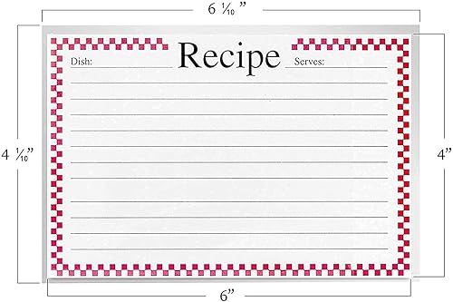 Miniatura 3 de Protectores de tarjetas de recetas 4x6, fundas para tarjetas de recetas, 100 unidades, cubiertas de tarjetas de recetas