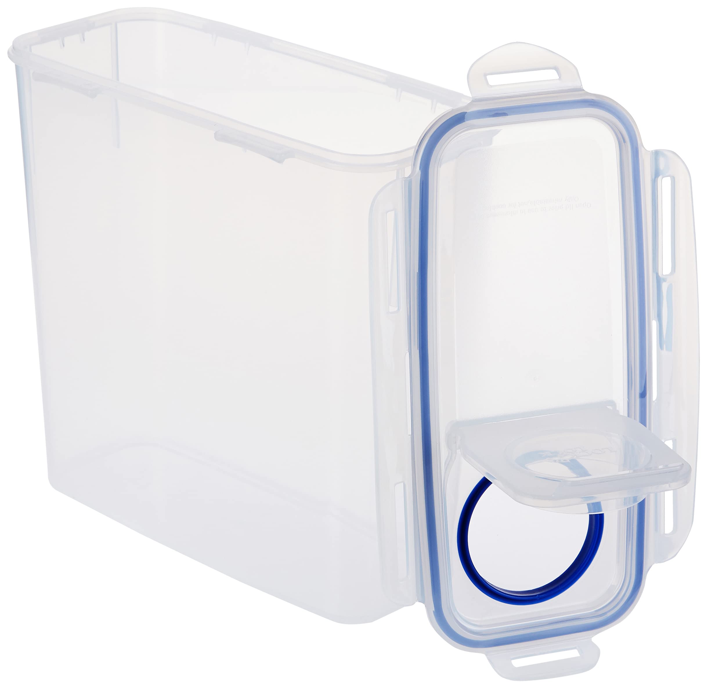 LocknLock Easy Essentials - Set di 8 contenitori per alimenti, per pasta, farina, zucchero, coperchi ermetici, senza BPA, lavabili in lavastoviglie, trasparenti