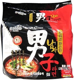 Paldo Namja Flavour Ramen Instant Noodles 115 g (Pack of 5)
