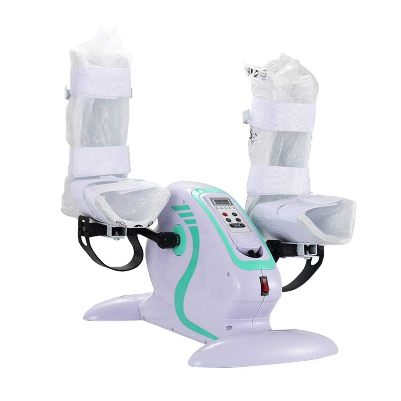 Cyclette motorizzata Fitness, pedaliera elettrica con Protezione per Le Gambe, Trainer per Bici da Riabilitazione per Terapia Fisica Elettronica per Anziani, Anziani e disabili