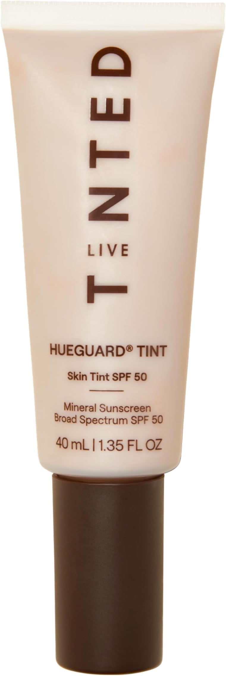 Live Tinted Hueguard Skin Tint SPF 50 - Tinted Mineral Sunscreen with Light-Medium Buildable Coverage With a Hydrating and Radiant Finish - Water and Sweat Resistant, 1.35 fl oz - Shade 09