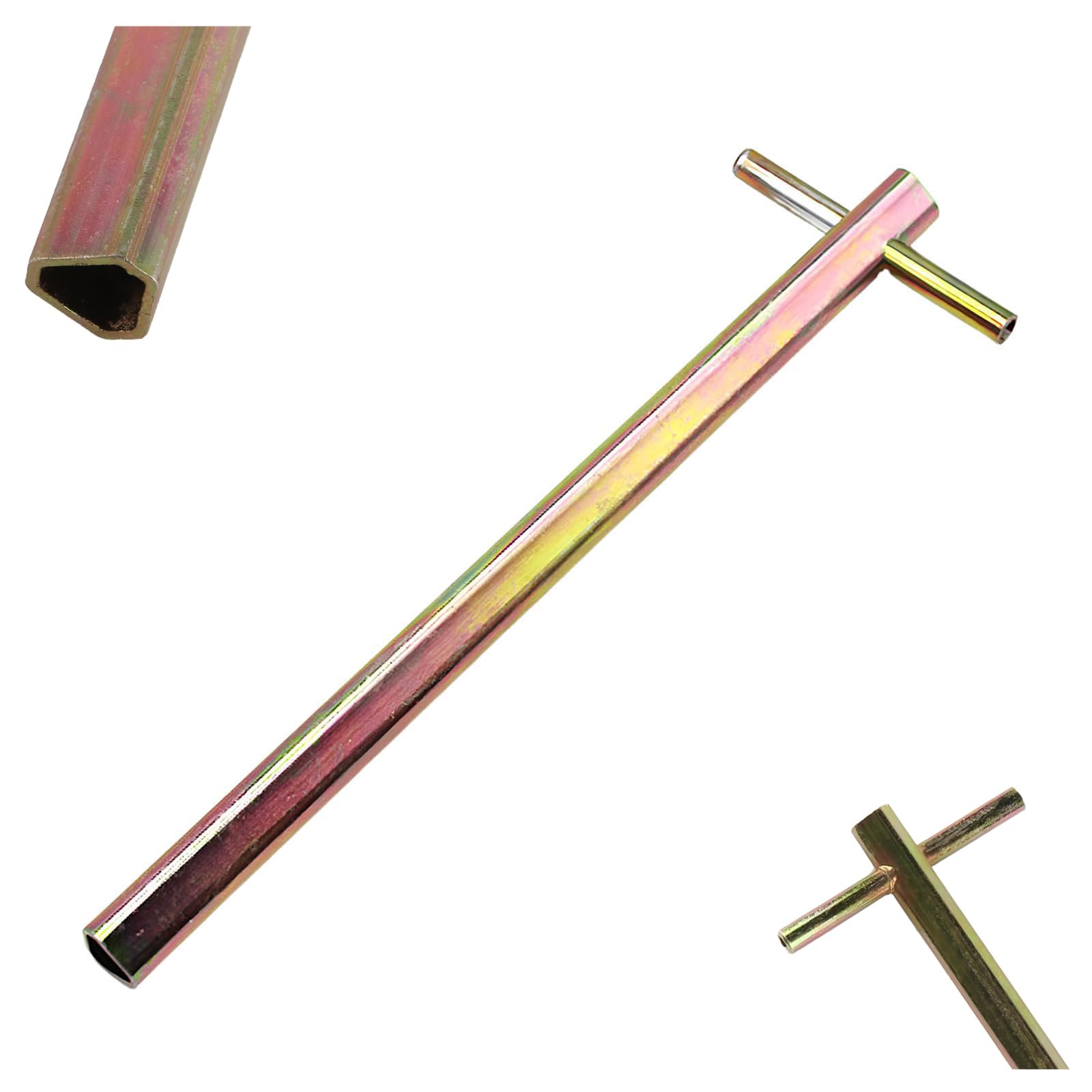 Funngy Triangular Elevator Door Key,1 PCS Universal Triangular Lift Key for Emergency Door Release and Elevator Access 200mm Long Security Drop Key for UK Elevators and Lock Panels