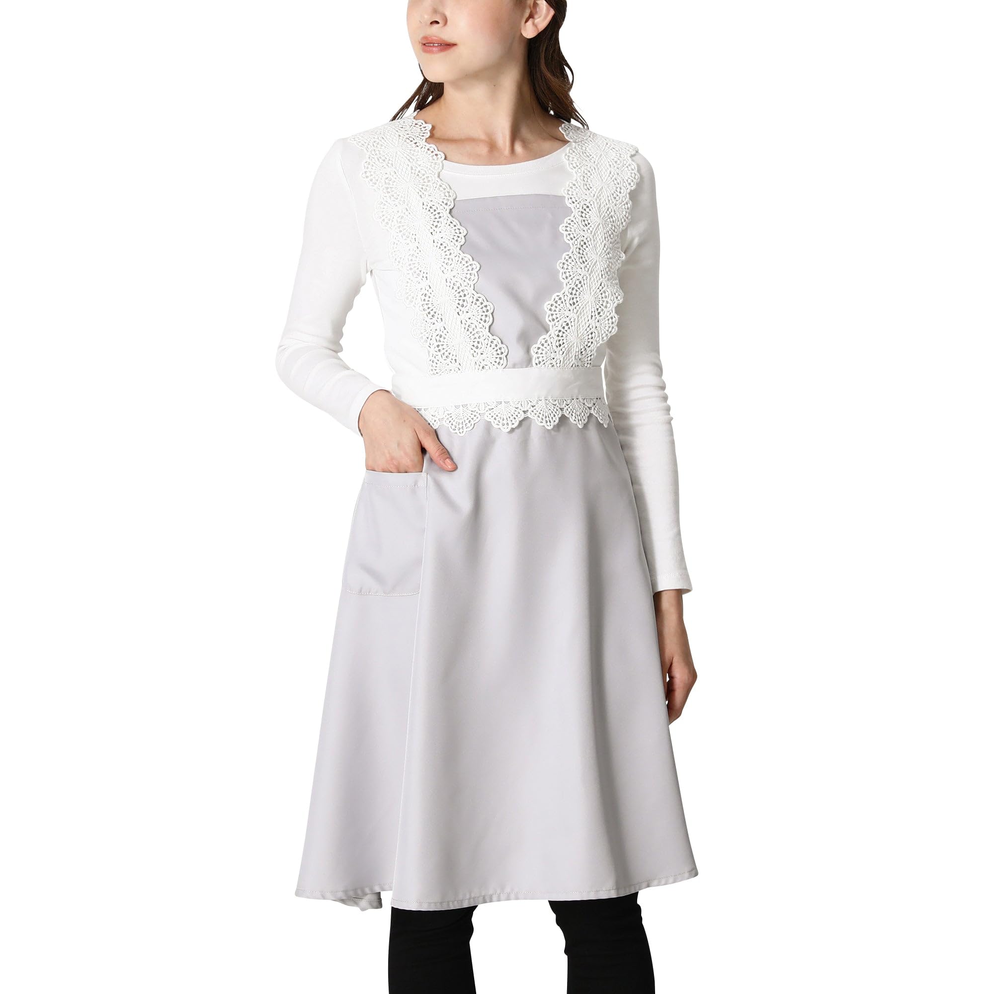 フランフラン レース フルエプロン 完売品 希少 新品 未開封 Amazon｜Francfranc フランフラン レース フルエプロン グレー