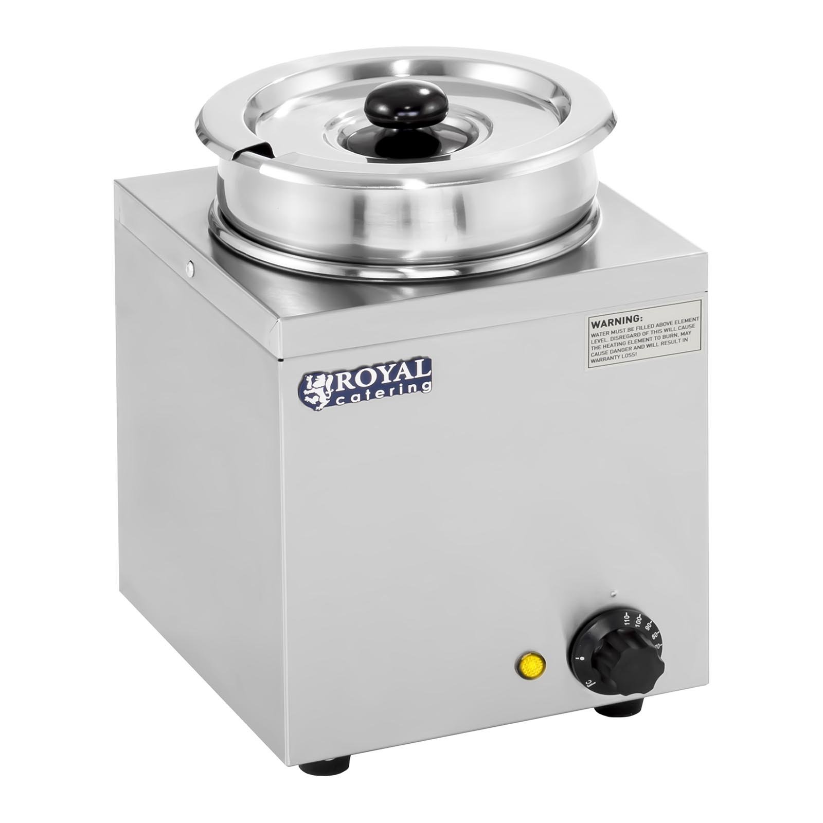 Royal Catering - RCBM-1/4R - Baño María Hotpot - 1 x de 2,75 litros - 150 W