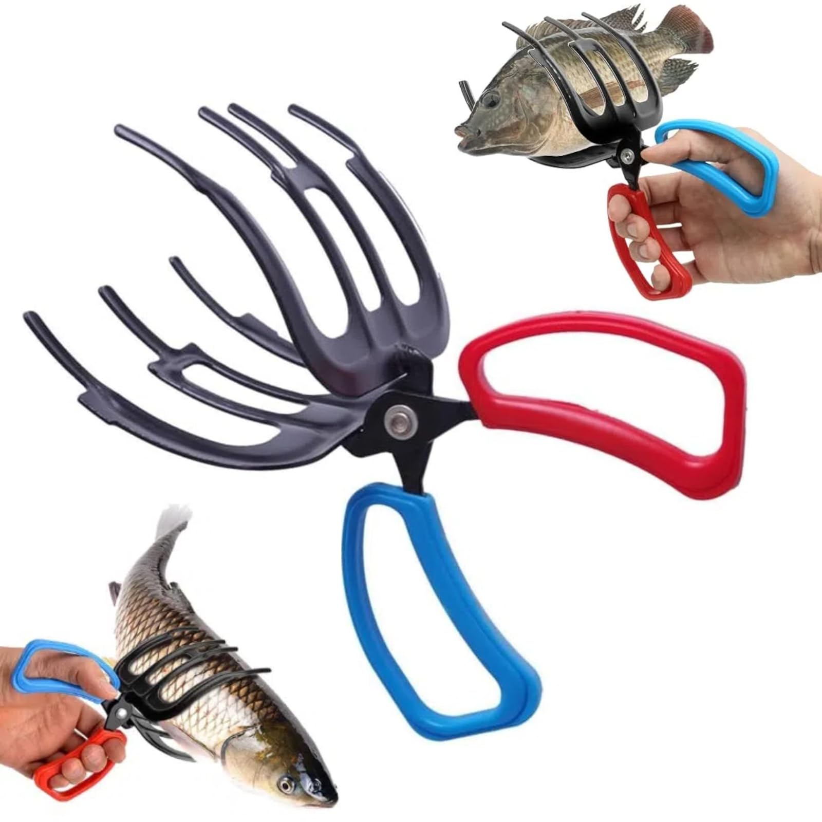 limveso 2 &amp; 3 Fish Gripper, Metal Fishing Control Clamp, Fish Claw Gripper
