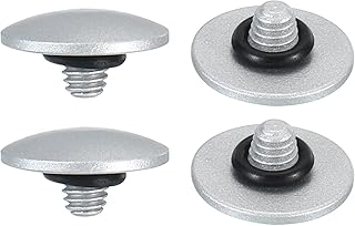 PATIKIL Camera Shutter Button, 4 Pack Soft Shutter Release Button Pure Copper Camera Button Convex Suitable for DSLR/SLR Camera, Silver