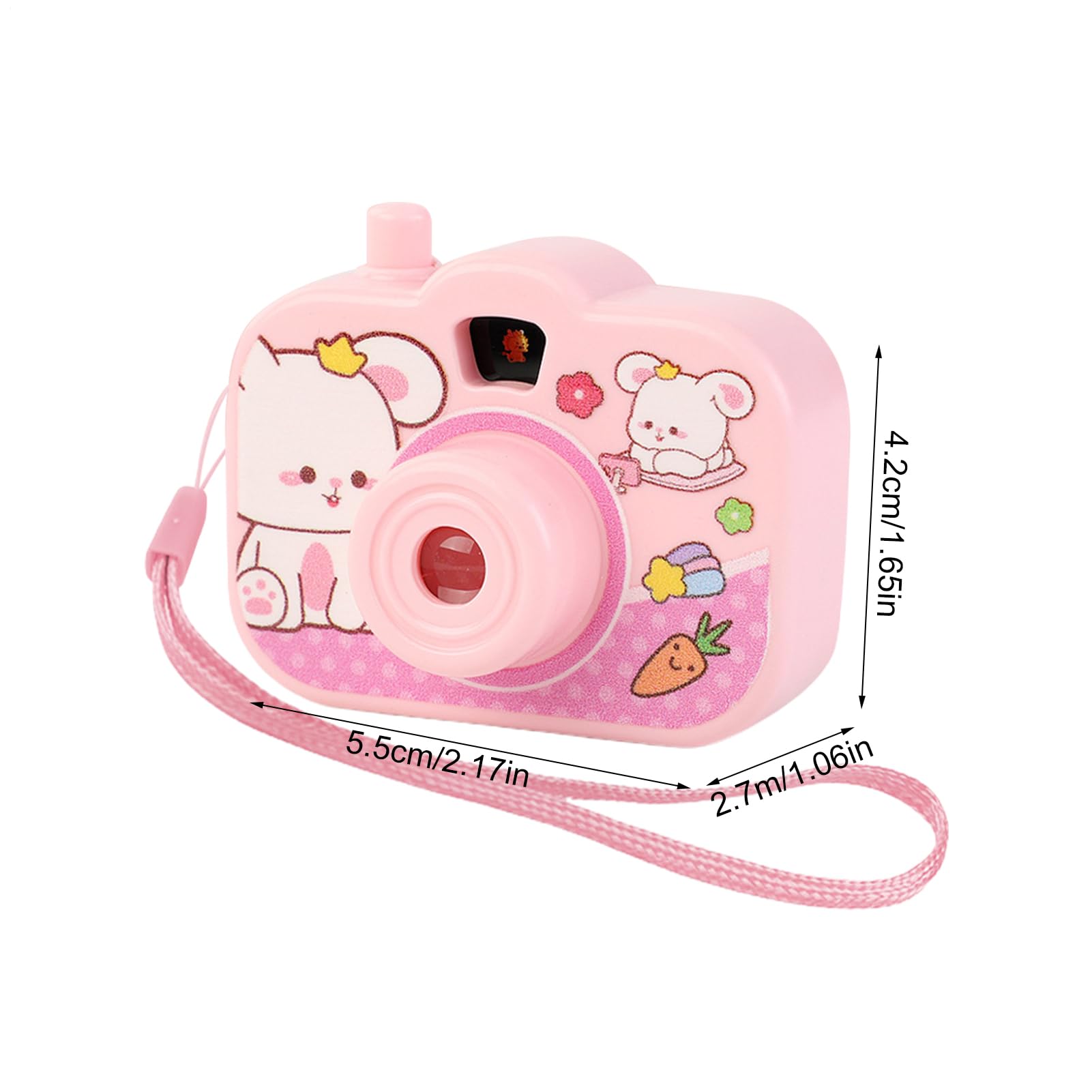 Projection Camera - Animal Image Projector | Fun Portable Night Light Toy with Rotating Slides, Educational Cognition Projector for Kids, Bedtime , Classroom and Home Use
