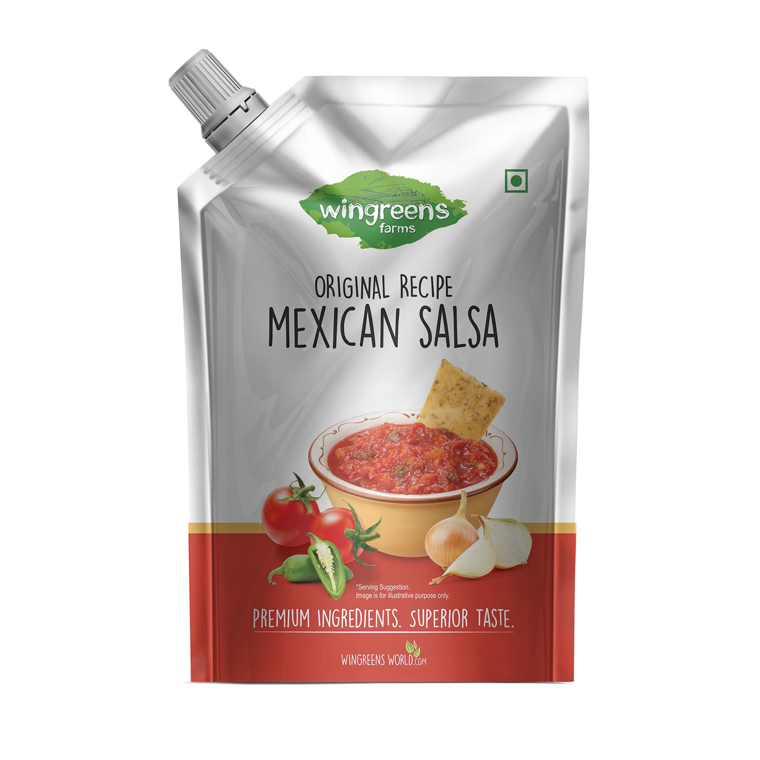 wingreens farms Mexican Salsa, 450 Gm, Pack Of 1