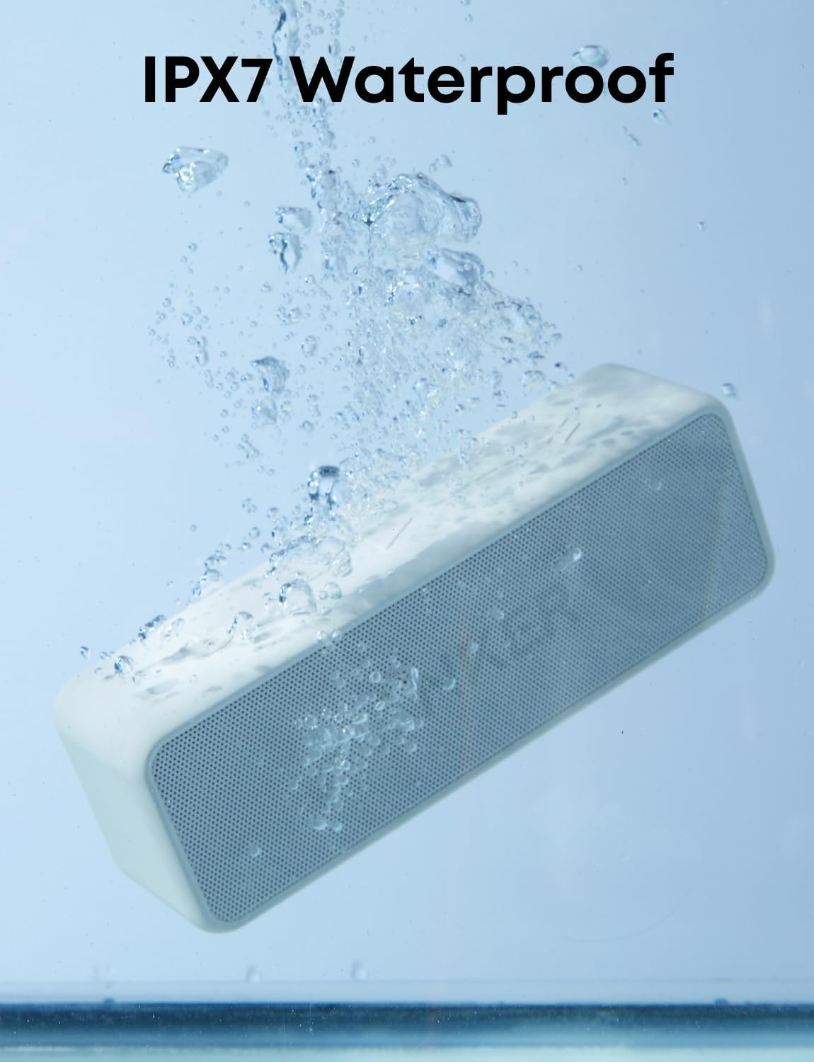 Anker Soundcore 2 Portable Bluetooth Speaker with 12W Stereo Sound, BassUp, IPX7 Waterproof, 24-Hour Playtime, Wireless Stereo Pairing, Speaker for Home, Outdoors, Travel