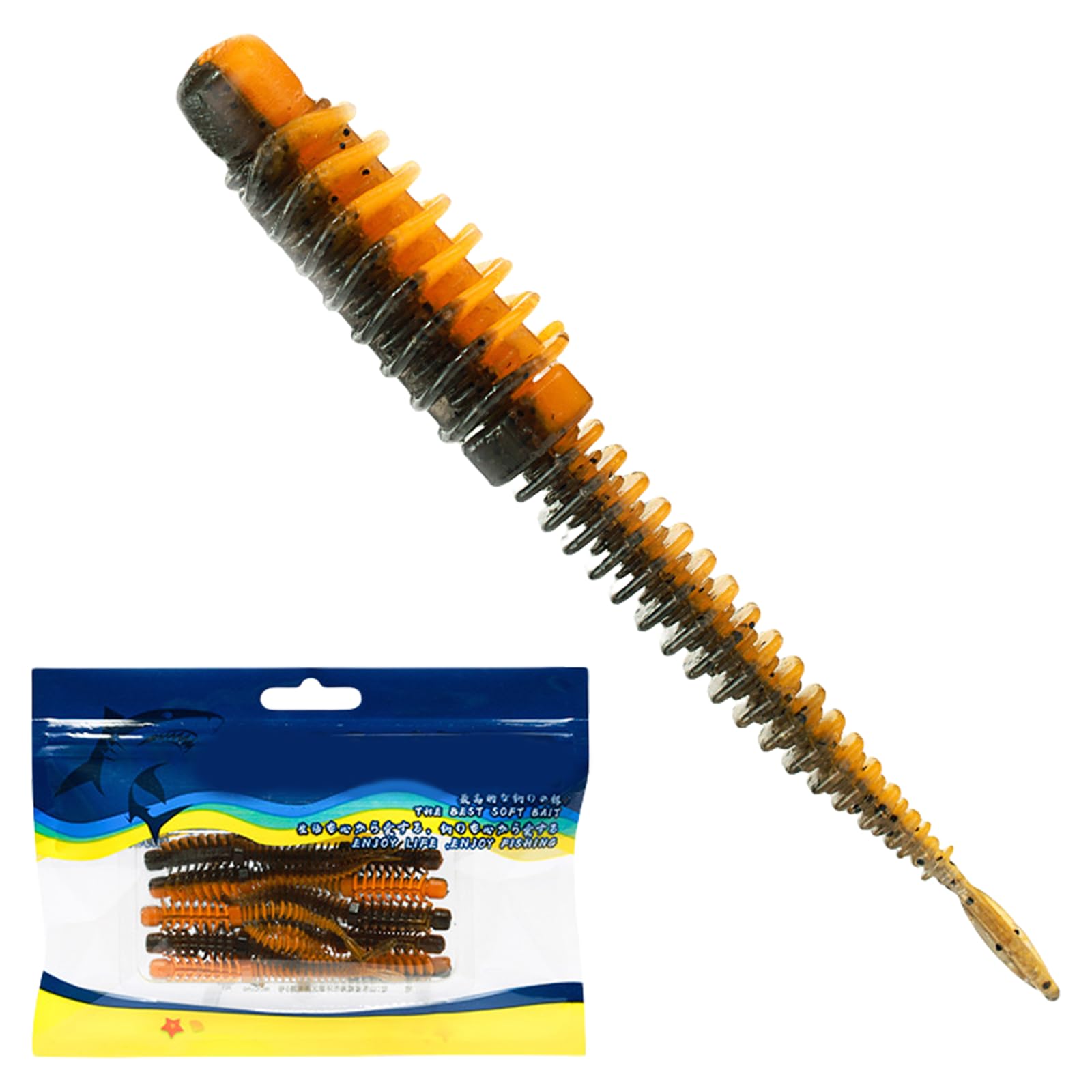 CHENZILIN 10pcs Soft Lures Artificial Baits Wobblers 8.5/7.5/6.5cm Floating Fishing Lures for Trout Fishing Swimbait