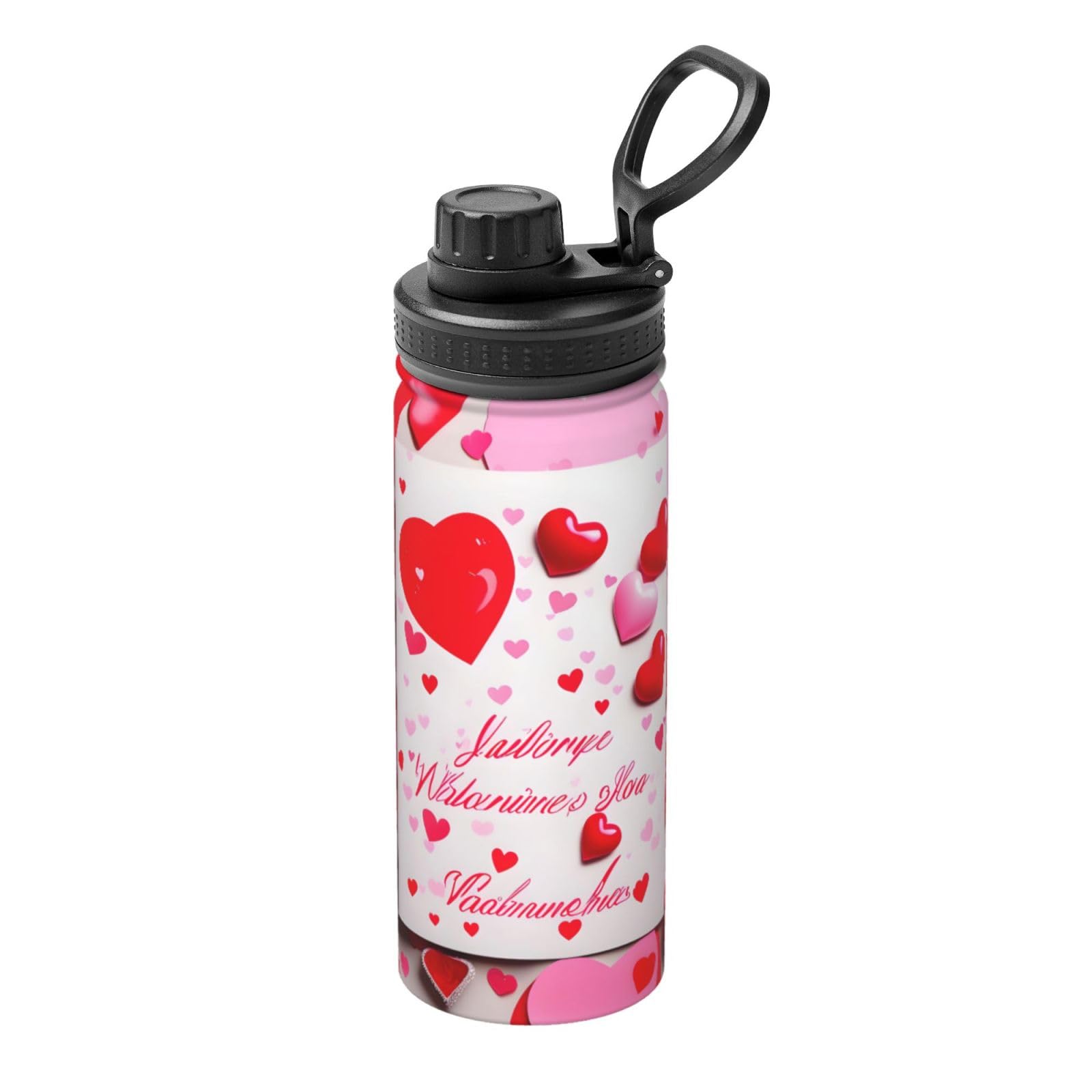 Bouteille d'eau de sport pour la journée des amoureux gourde inox couple