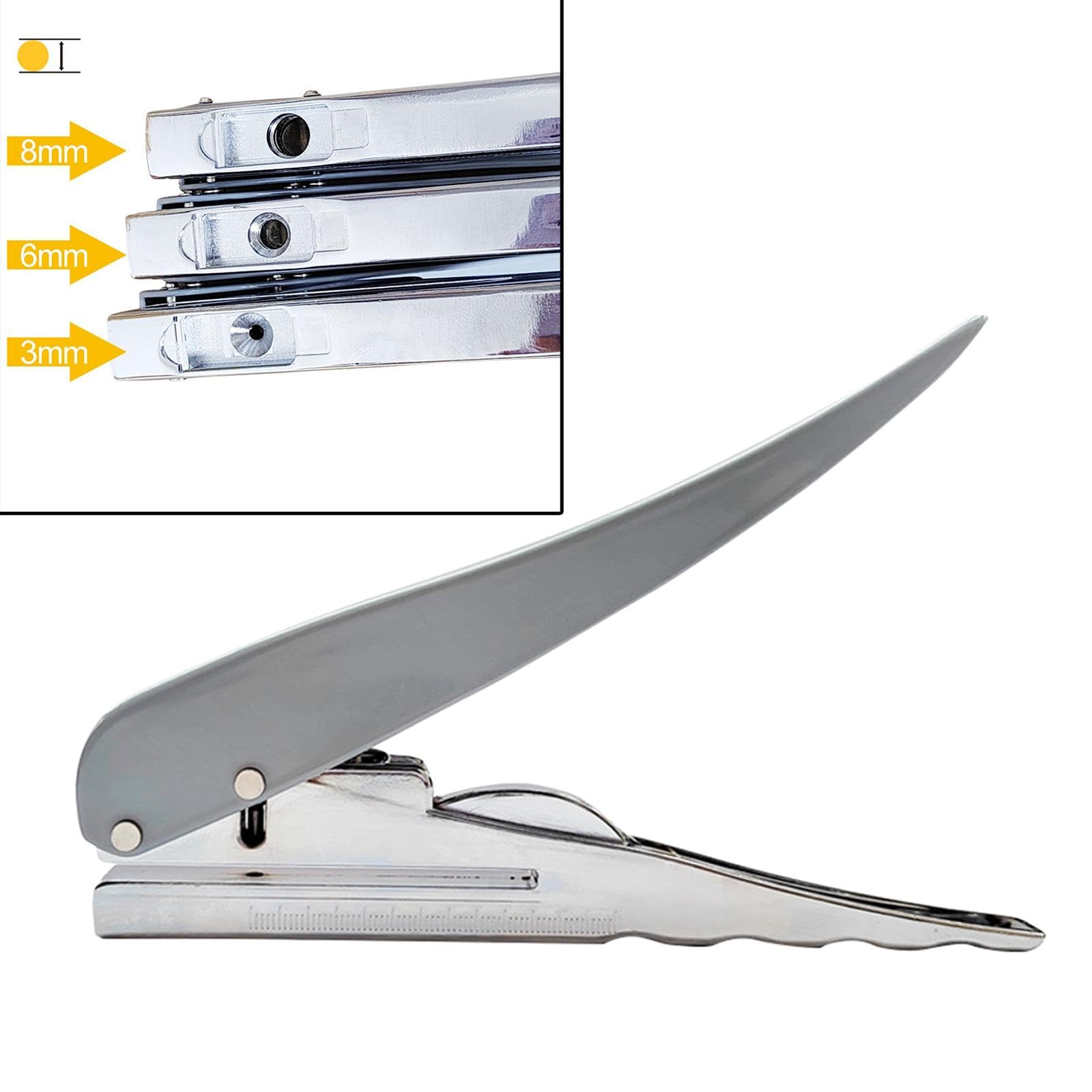 Perforatore per carta pratico perforatore circolare per carte cartone artigianato fai da te etichette 6 mm singolo cerchio strumento