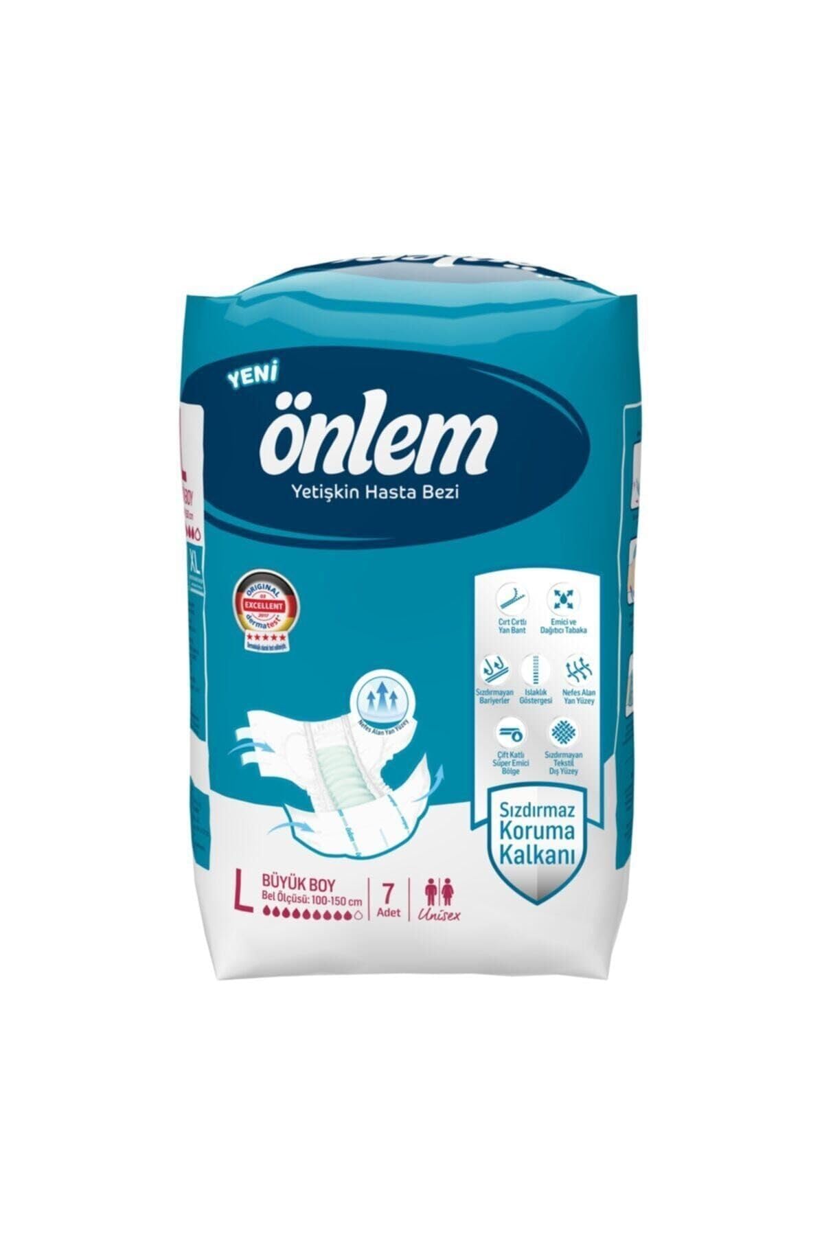Önlem Large Yetişkin Hasta Bezi 7 Adet