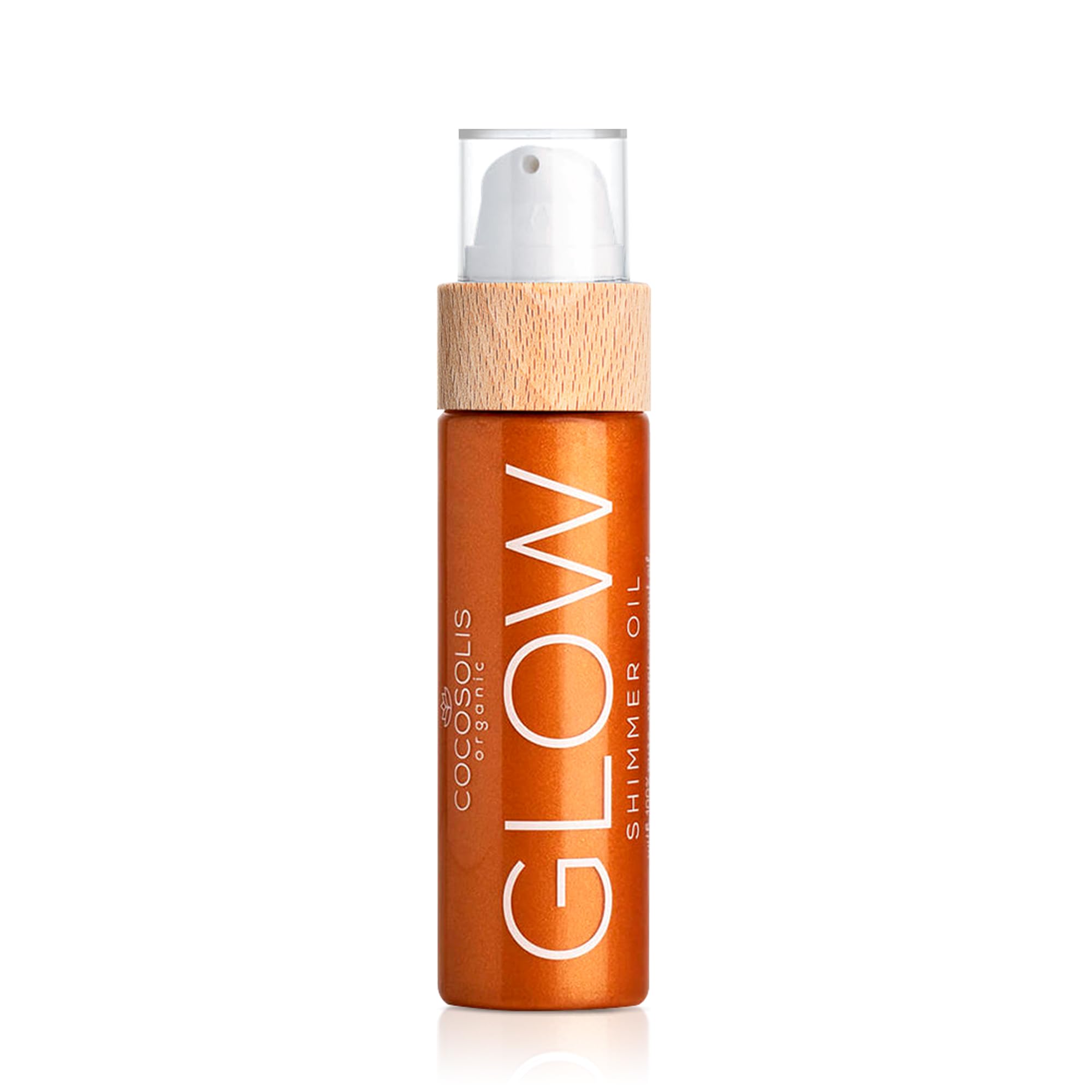 COCOSOLIS GLOW Olio Illuminante Corpo – Bio Oil – Olio Abbronzante Corpo e Viso – Ingredienti Naturali Biologici – Profumo ai Biscotti (110 ml)