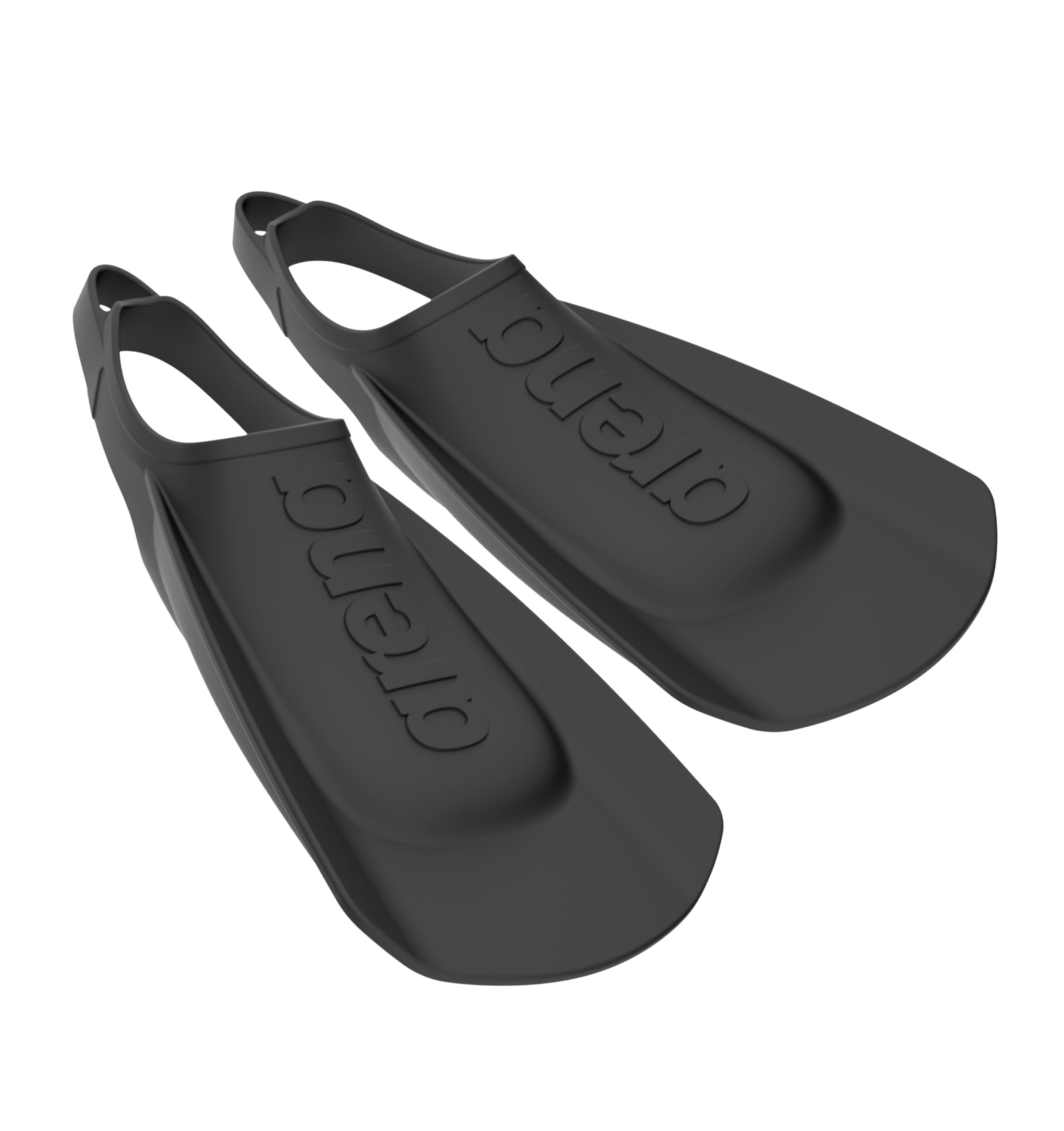 Arena Unisex Adult Comfortable Lightweight Swim Training Fins for Men and Women Silicone Short Blade Flippers Open Heel