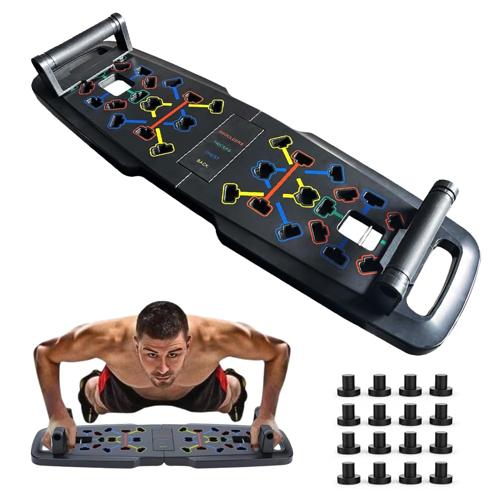 Planche à Pompes Portable 16 En 1 Avec Poignées Multifonctions (Neuf, Open Box)