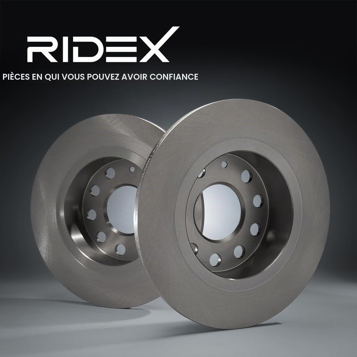 RIDEX 82B0131 2x Disque de frein Avant sans vis/boulons Compatible avec CITROËN Berlingo II Van B9