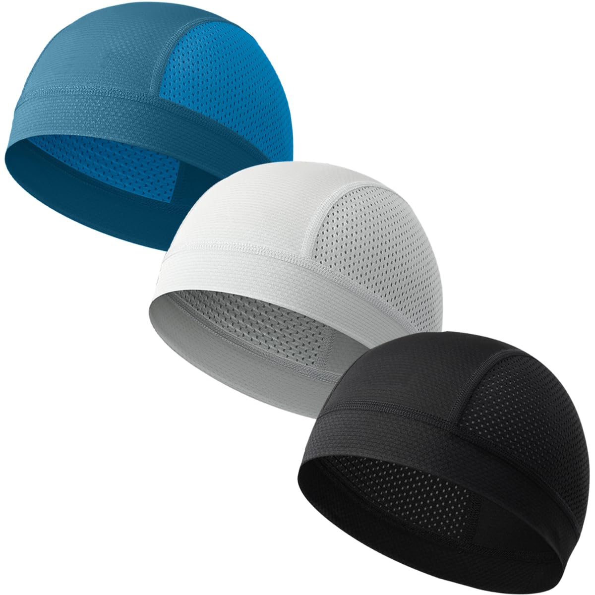Mesh Skull Cap Cooling Helmet Liner Sweat Wicking for Men Women
