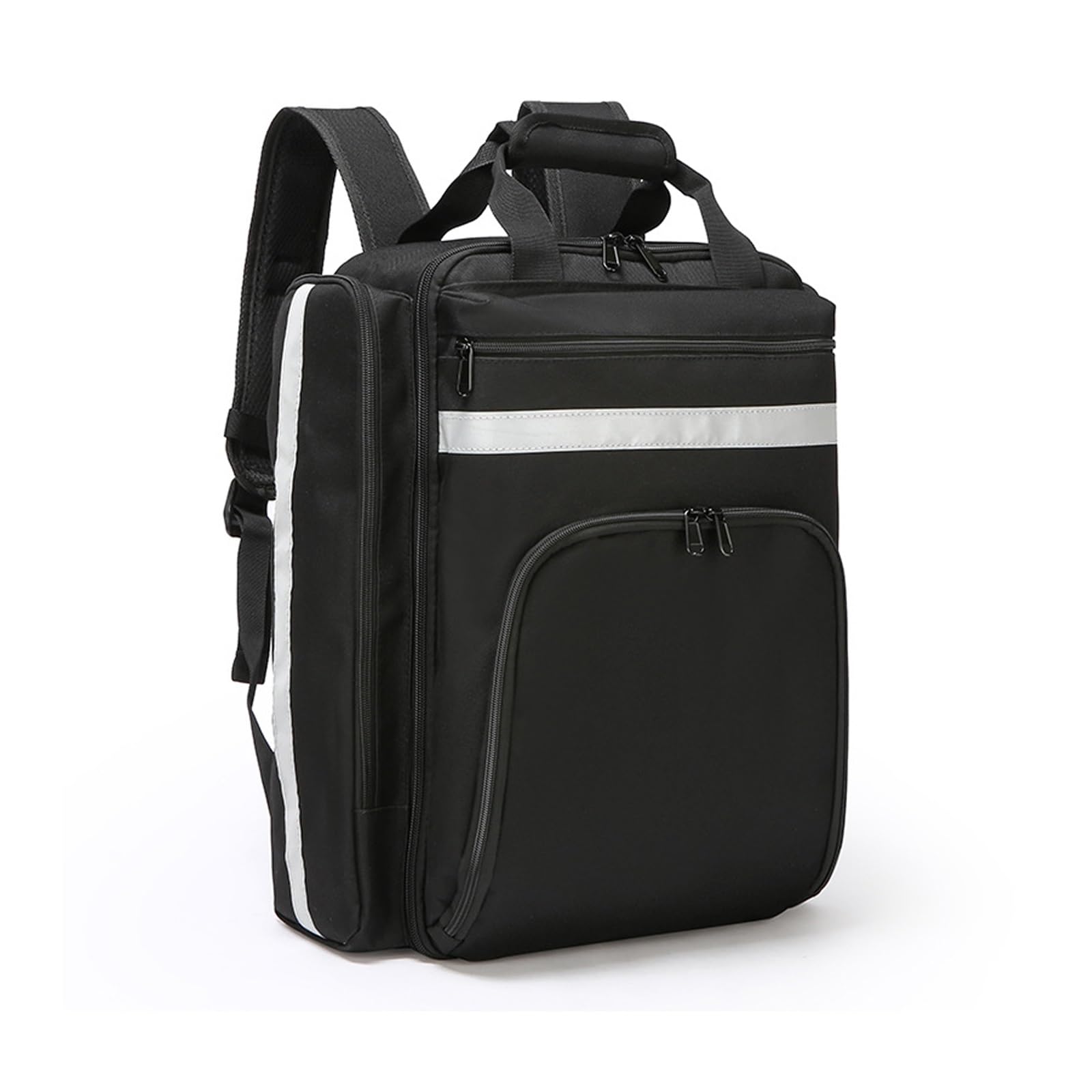 Kit Di Emergenza Medica Di Grande Capacità,Zaino For Emergenza Medica,Con Strisce Riflettenti,Antispruzzo E Resistente All'usura,Utilizzato For Il Soccorso All'aperto(Black)