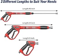 Vista 6 de Kit de pistola y manguera para lavadora a presión