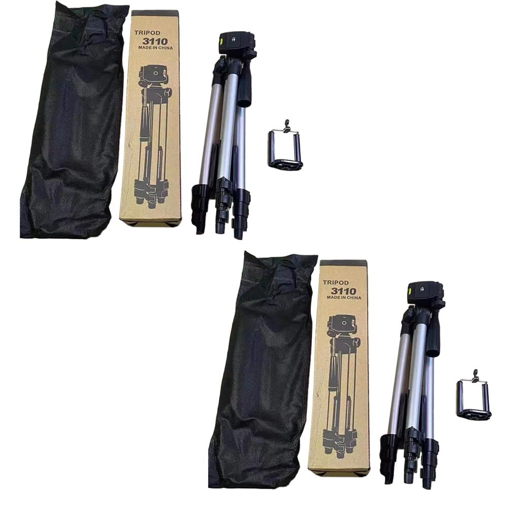 Magik 1-2 Pack Camera Lightweight Portable Tripod Mounting Phone Holder Carry Case 2 Pack