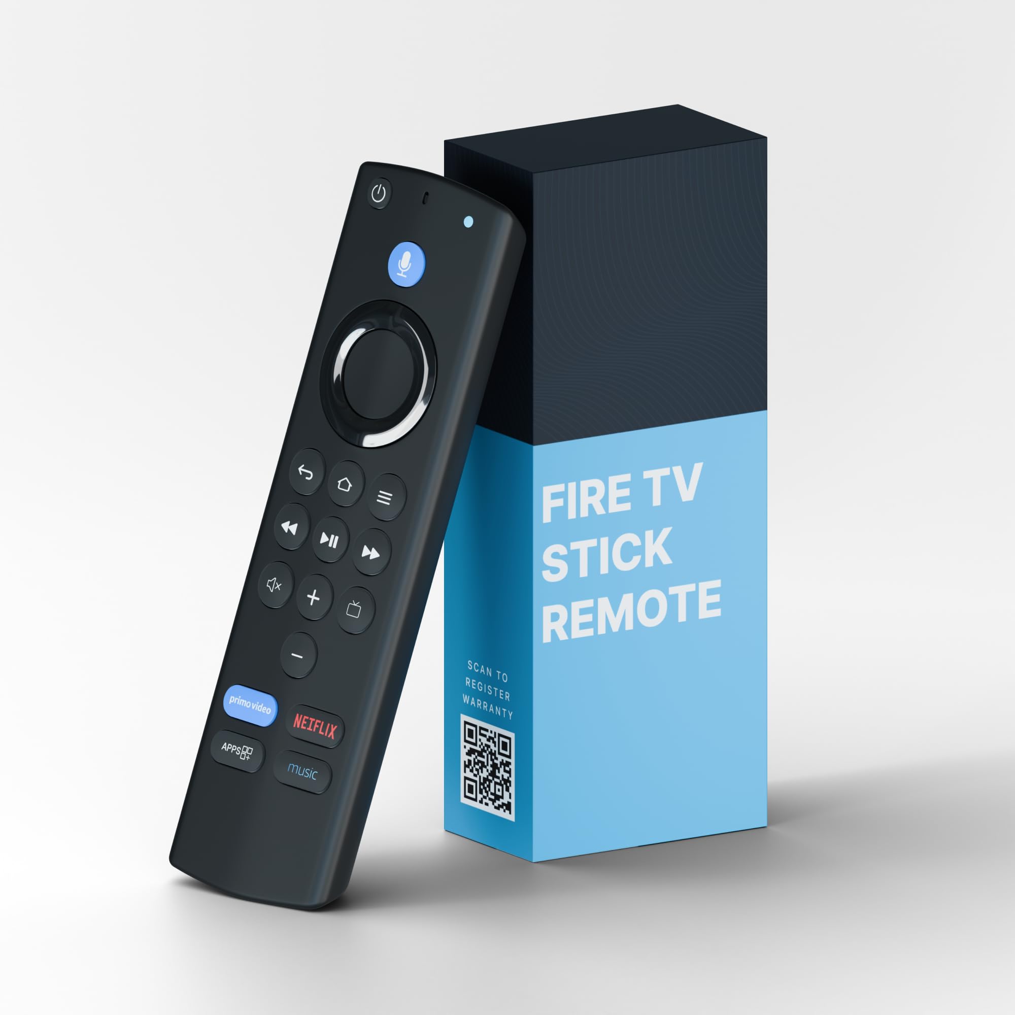 original firestick remote compatible with amzn flre tv stick (3rd generation), replacement remote for amzn flre stick tv hd & 4k, easy pairing firestick remote control
