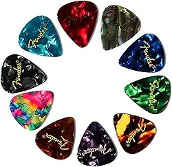 Kit 10 Palhetas Guitarra Violão Baixo 0,96mm