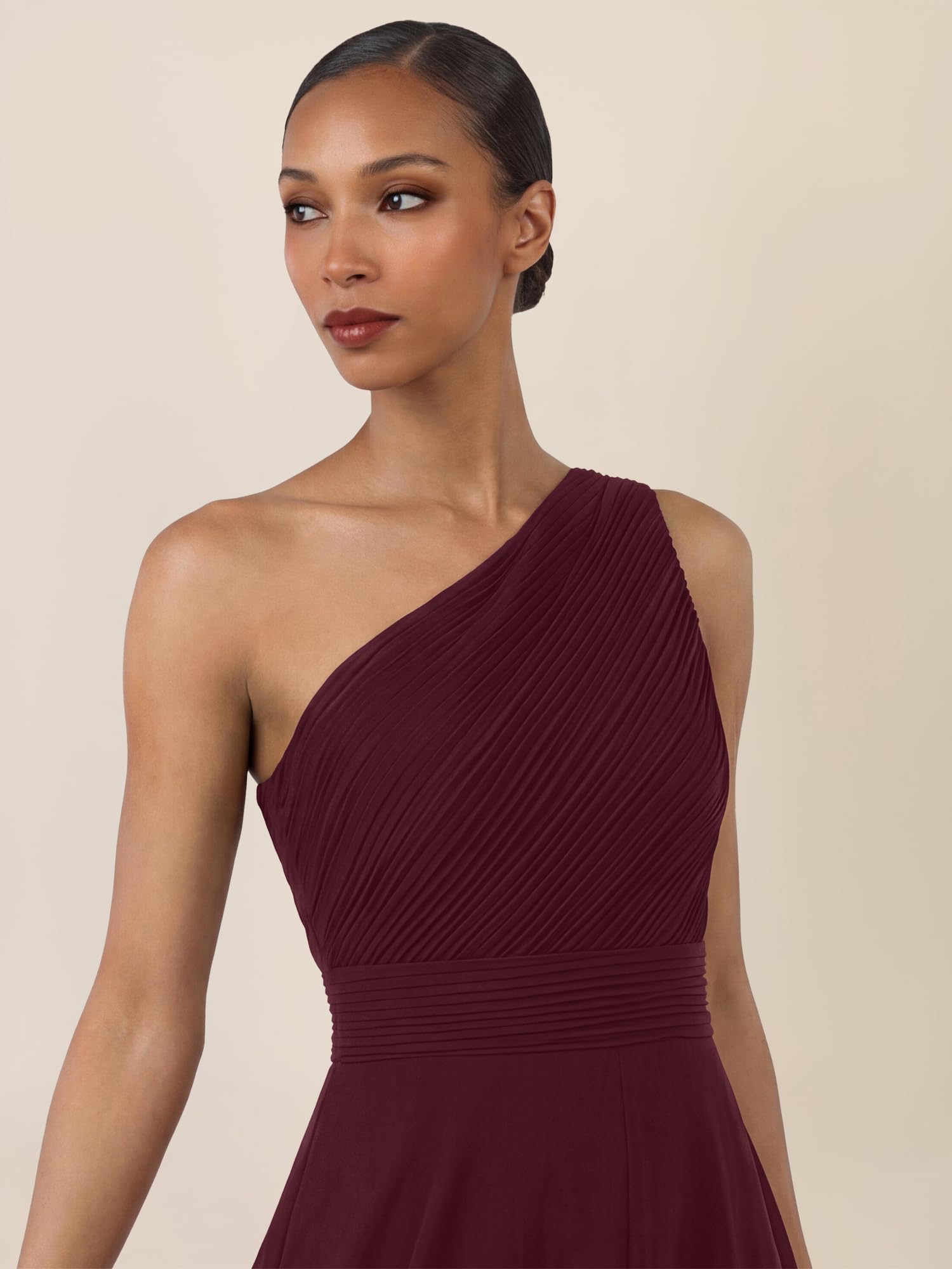 APART Fashion Damen One-Shoulder Abendkleid Kleid (1er Pack)