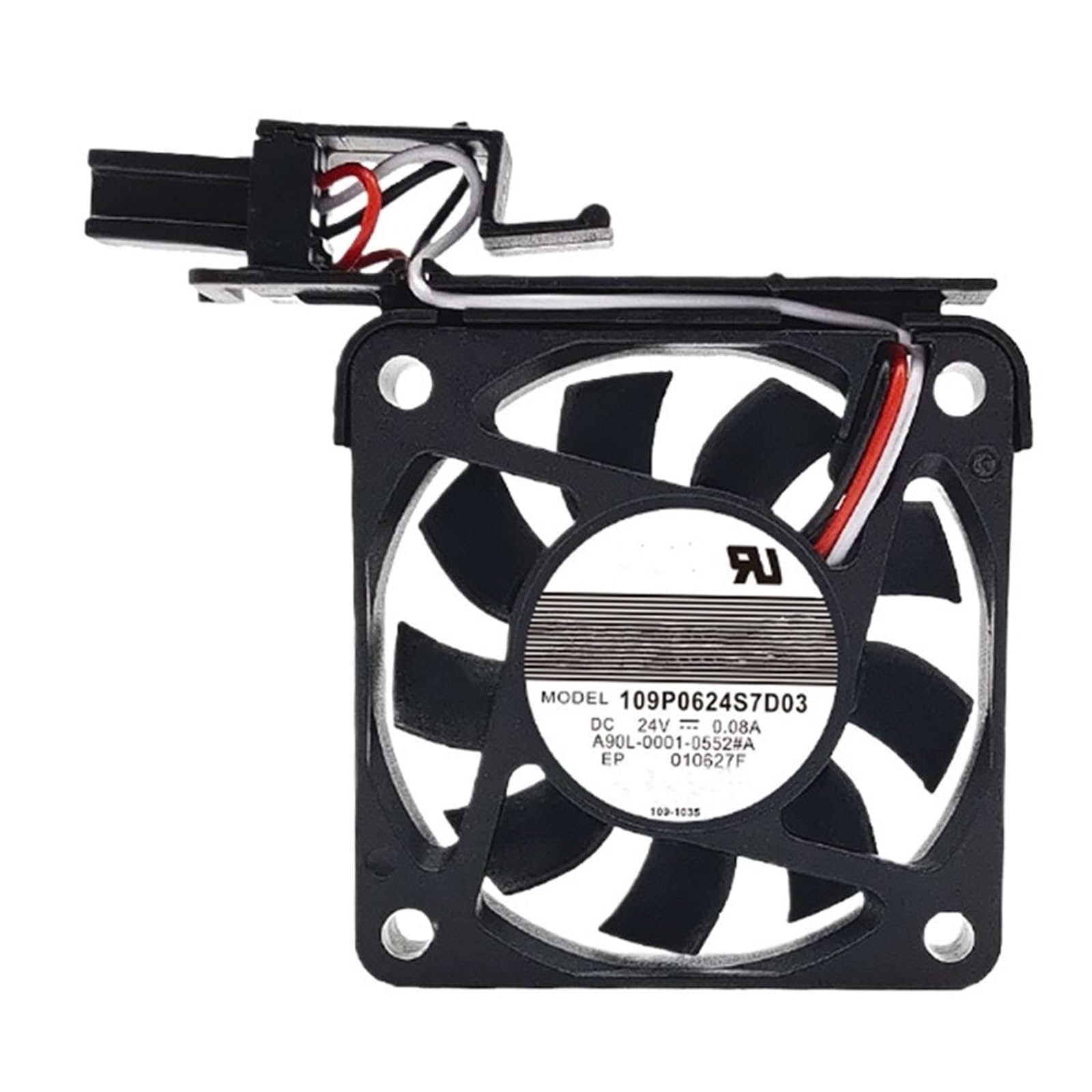 LZIKKGKI Cooling Fan 109P0624S7D03 DC 24V 0.08A 1.92W A90L-0001-0552#A 6015 60x60x15mm 3-Wire